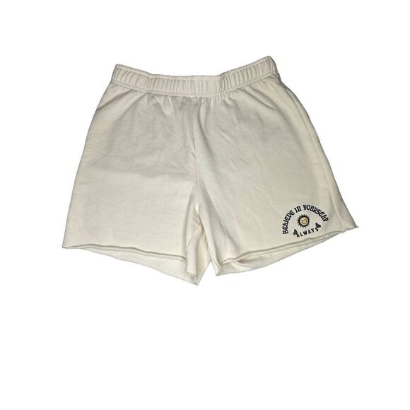 Pacsun & Altar'd State Women's Floral Dad Shorts Set White & Green Large - Picture 2 of 13